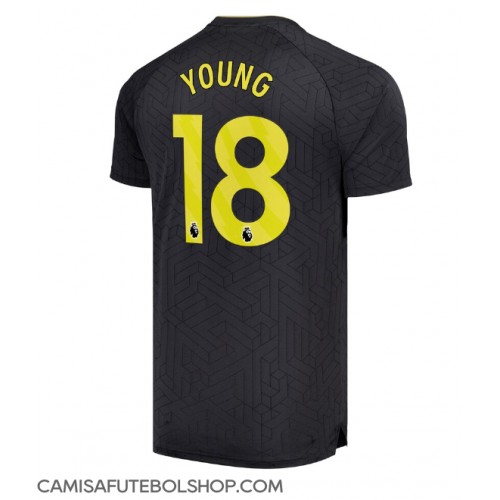 Camisa de time de futebol Everton Ashley Young #18 Replicas 2º Equipamento 2024-25 Manga Curta